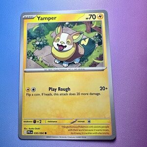 yamper - 030/094 (common) — pokemon: phantasmal flames